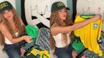 Shakira se alista para llegar a Copacabana y presumió con sus fans su maleta de viaje - crédito cortesía Shakira