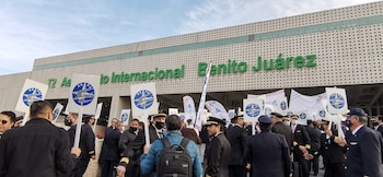 Protesta / Aeromar / AICM