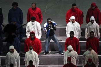 US rapper Kendrick Lamar performs