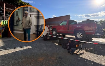 Nicolás Escobar Urquijo, hijo de Roberto Escobar, obtuvo la custodia legal de la camioneta Chevrolet Silverado que perteneció a Pablo Escobar - crédito suministrado a Infobae/Casa Museo Roberto Escobar
