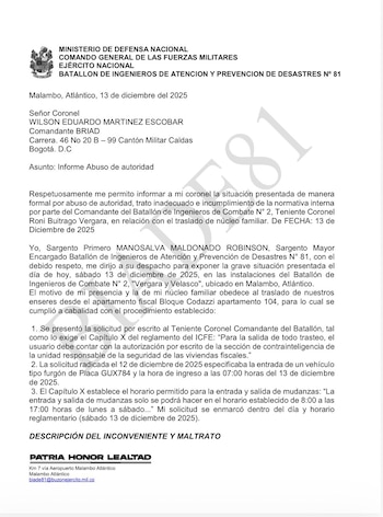 La actuación del comandante Roni