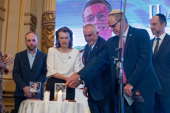 El emotivo momento de la