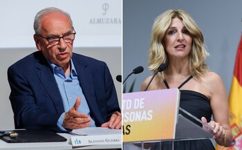 Alfonso Guerra y Yolanda Díaz