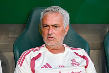 El entrenador del Real Madrid, José Mourinho. (Boglarka Bodnar/MTI vía AP)