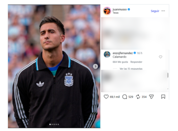 El apodo que le designó Enzo Fernández a Juan Musso