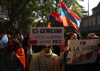 Miembros de la comunidad armenia