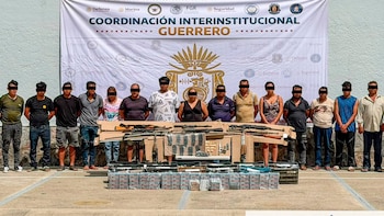 Caen 16 presuntos integrantes de "Los Ardillos" luego del asesinato de un agente de la Guardia Nacional en Guerrero
