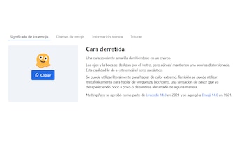 Este emoji se utiliza en