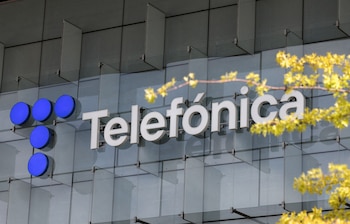 Logotipo de Telefónica. REUTERS/Violeta Santos