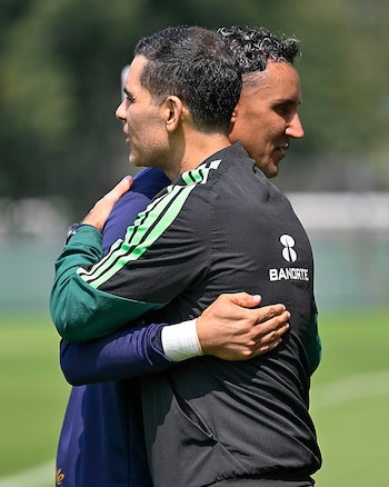 La visita al Club Universidad Nacional forma parte de una gira del representativo nacional que ya incluyó a Atlas, Guadalajara, América, Monterrey, Tigres y Atlante. (X/ @miseleccionmx)