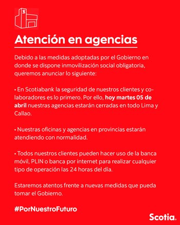 SCOTIABANK ATENCIÓN HOY, MARTES 5