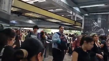 Falló el servicio de la Línea 3 del Metro CDMX (Captura X)