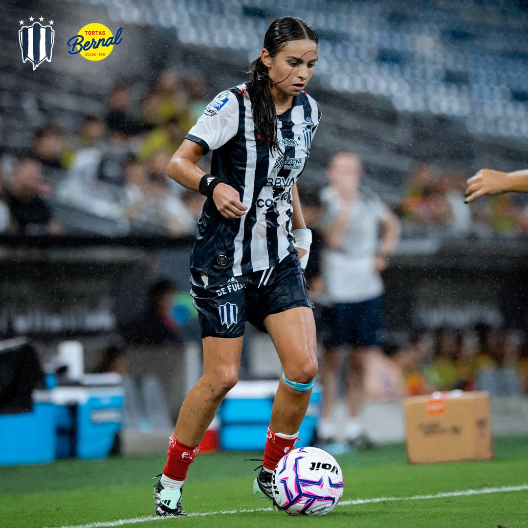Alice Soto fue parte fundamental para el regreso de las Rayadas en el marcador. (TW Rayadas)