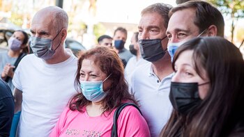 Larreta, Santilli y Julio Garro