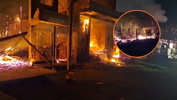 Incendio de gran magnitud en