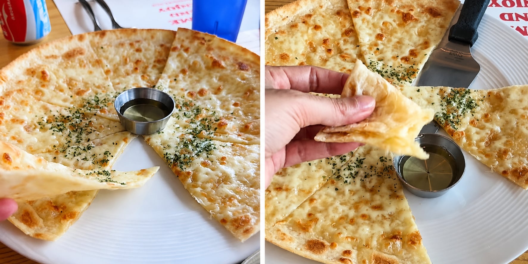 Una argentina mostró cómo sirven la pizza en Corea del Sur y su reacción se volvió viral