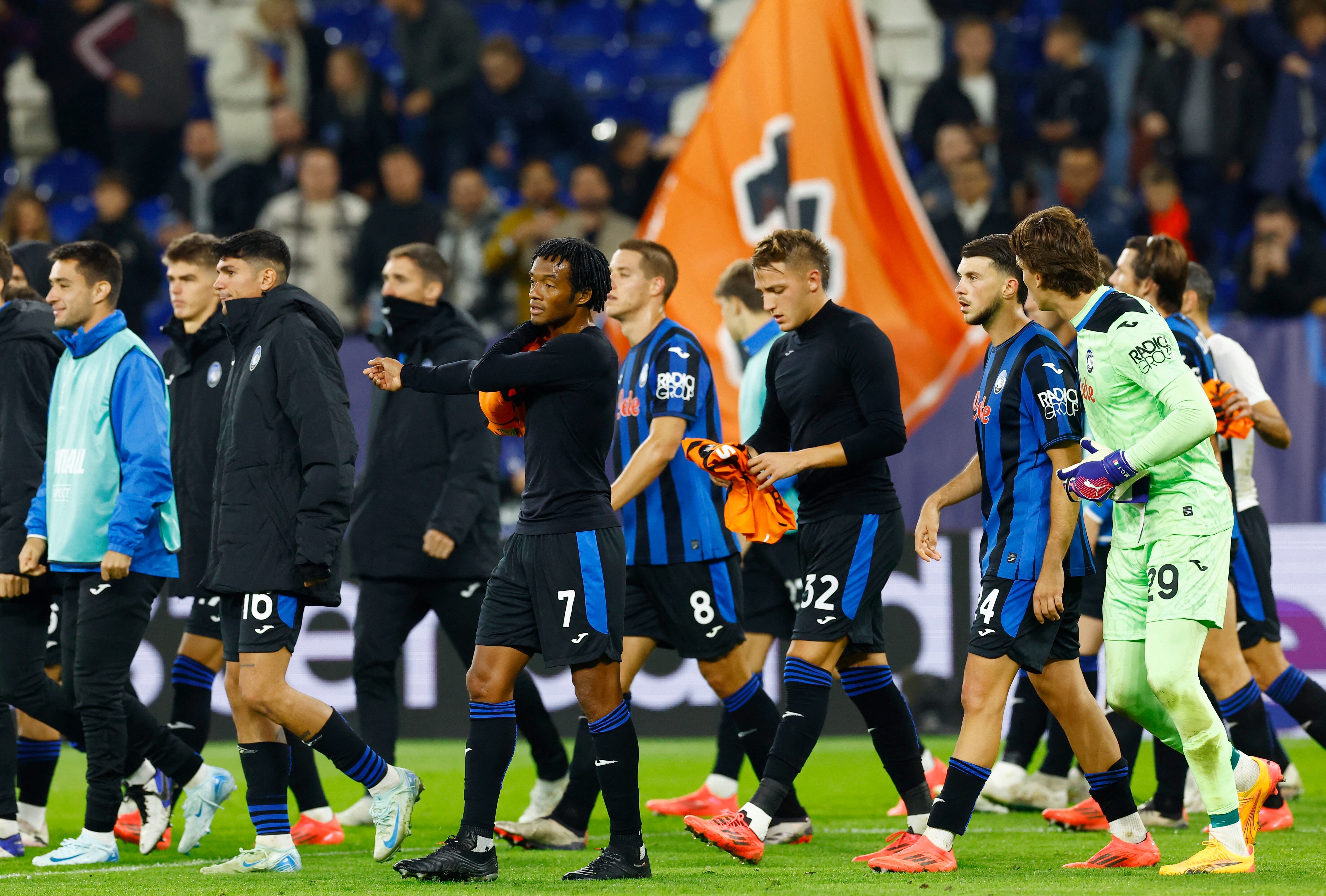 En la temporada 2024/2025, Atalanta contrató a Juan Guillermo Cuadrado y clasificó a la Champions League - crédito Piroschka Van De Wouw/REUTERS
