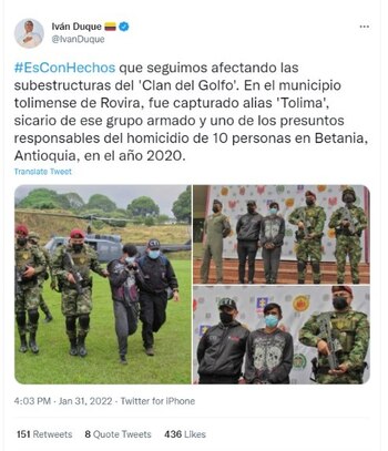 Cuenta oficial del presidente de