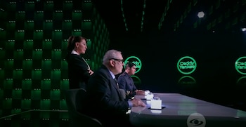 En redes sociales, algunos usuarios cuestionaron la forma en que Grisales reaccionó y otros respaldaron su crítica al concursante - crédito captura de pantalla Yo me llamo / Caracol Televisión