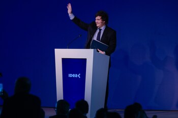 Javier Milei en Mar del Plata