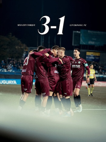 Montevideo City Torque viene de ganarle 3-1 a Liverpool y trepó al primer lugar de la liga uruguaya. - créditos: Montevideo City Torque