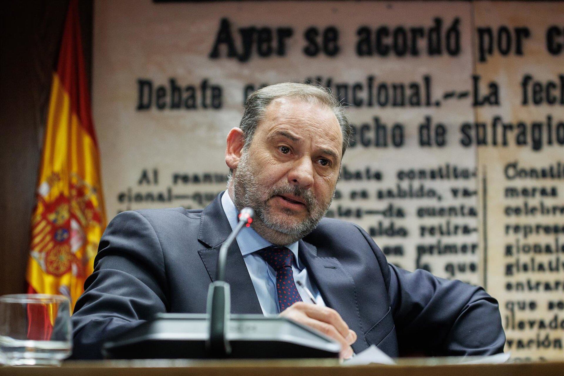 José Luis Ábalos en el Senado (Europa Press)