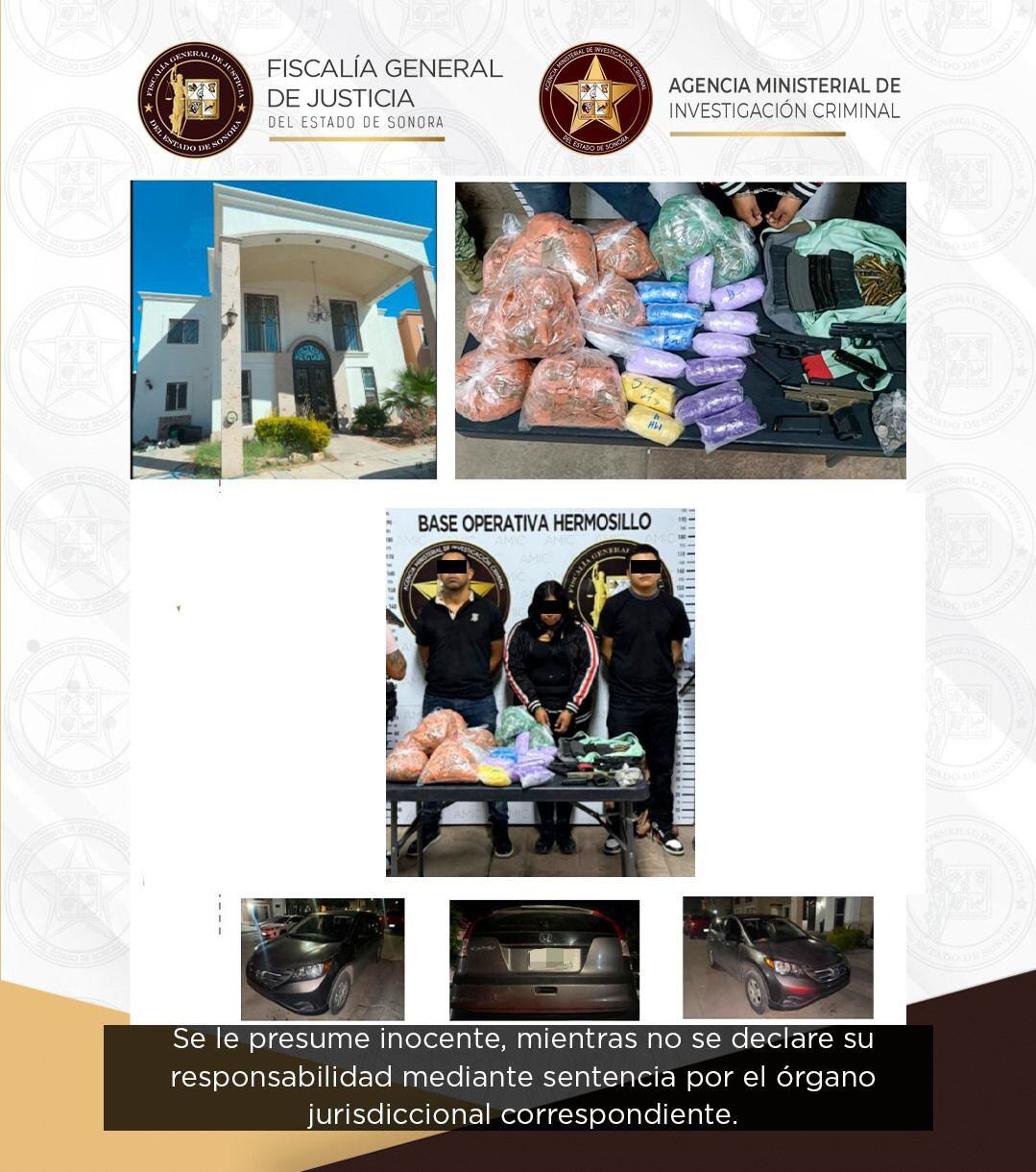 Resultados del cateo en el fraccionamiento Buena Vista. Crédito: FGJES