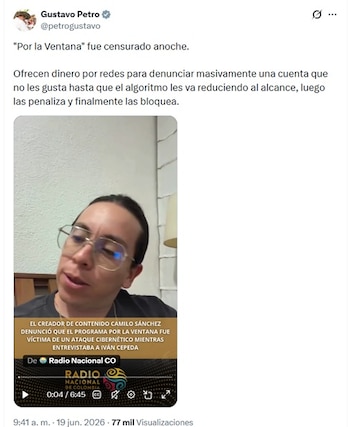 - crédito @petrogustavo/X