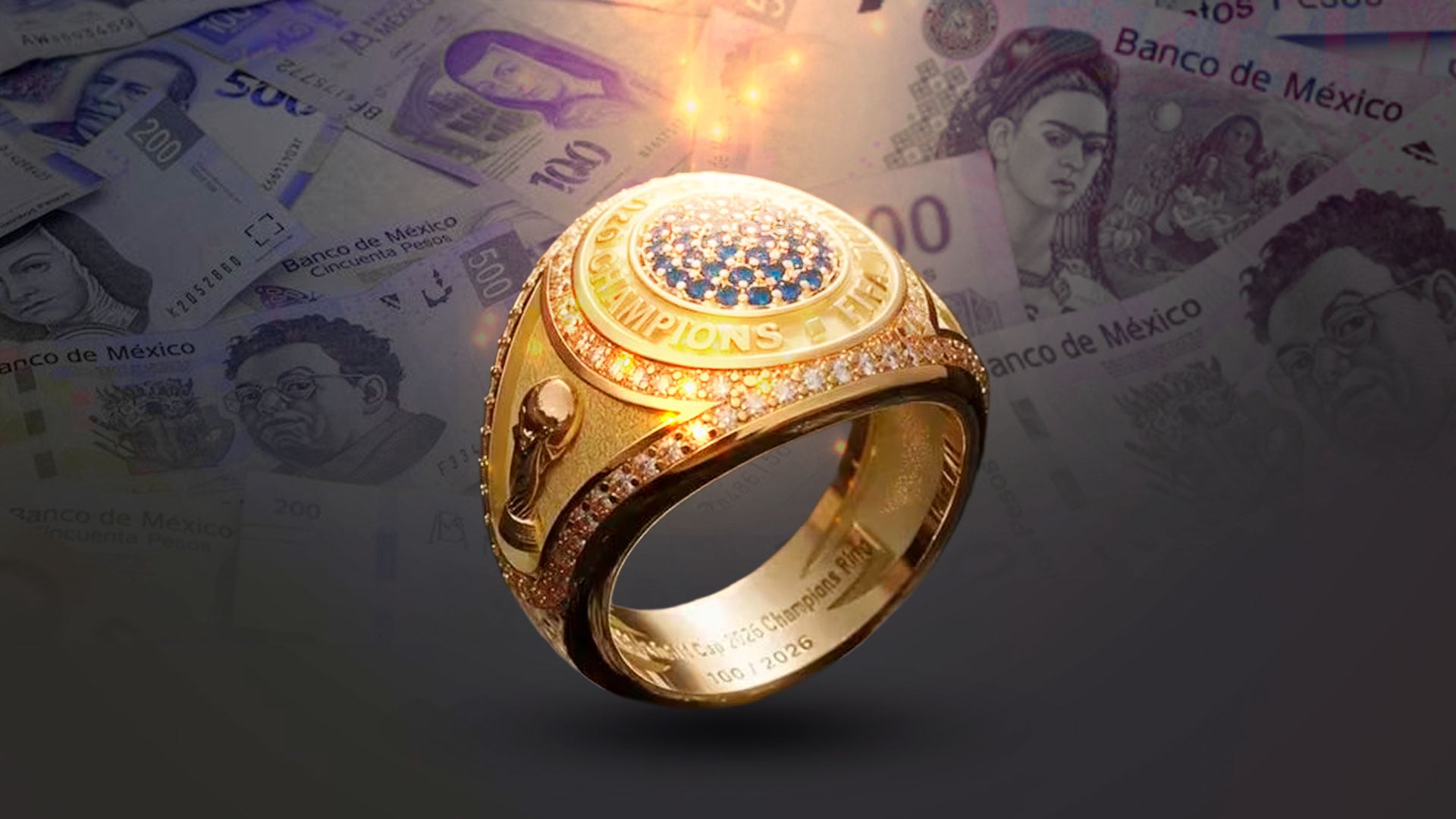 Esto es lo que cuesta en pesos mexicanos el anillo que dará la FIFA al campeón del Mundial 2026