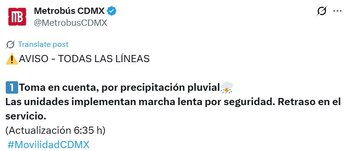 Avance en tiempo real de