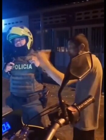 El altercado fue registrado por