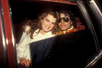 Brooke Shields y Michael Jackson. (Barry King/WireImage)