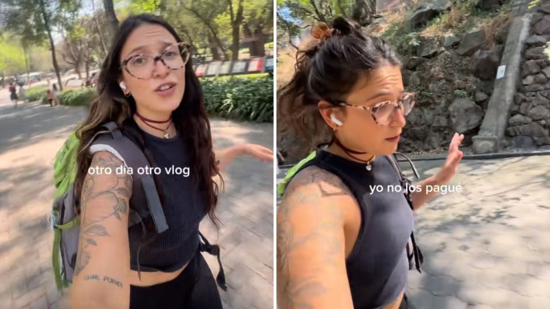 Internautas mexicanos cuestionaron a la tiktoker por no respetar la tarifa requerida para filmar dentro de recintos culturales.