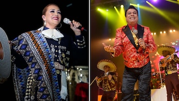 Aída Cuevas y Juan Gabriel