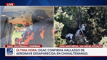 Autoridades guatemaltecas confirman el hallazgo de una aeronave desaparecida en San Miguel Pochuta