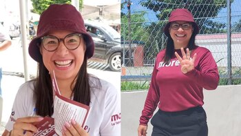 Jamile Moguel y su esposo