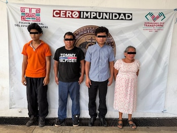Alexis Alexis “N” agredió a golpes a David “N” hasta privarlo de la vida. Después de cometer el homicidio, el presunto responsable solicitó ayuda a sus familiares para ocultar el cadáver y trasladarlo a otro lugar, donde fue localizado. (Crédito: Fiscalía General del Estado de Chiapas)