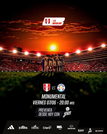 Perú recibirá a Paraguay este