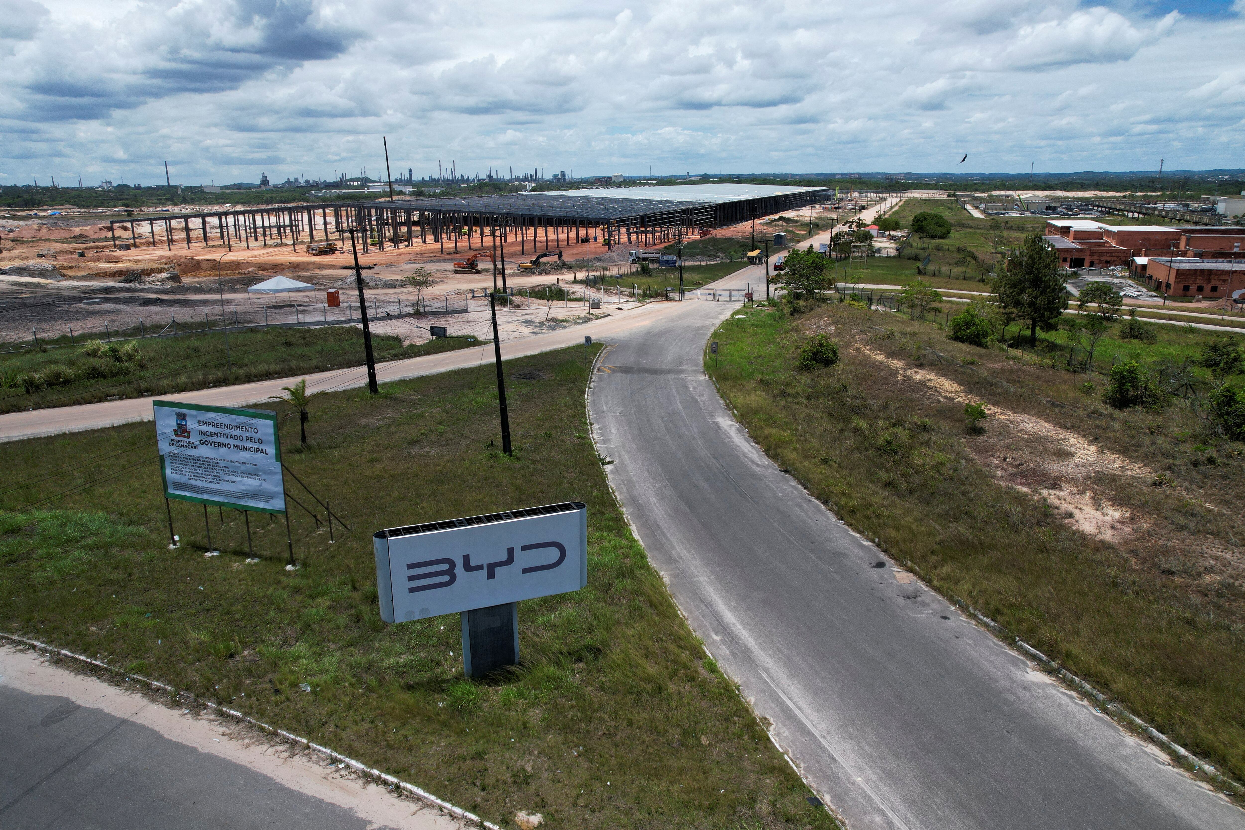 En junio de este año BYD comenzó a ensamblar autos en su nueva planta en Brasil. REUTERS/Adriano Machado/File Photo