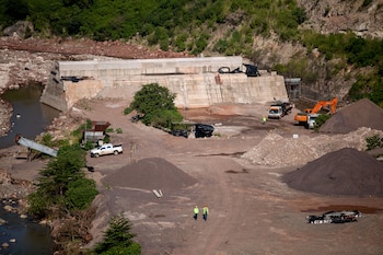 La represa San José forma parte de los proyectos con los que se busca ampliar la disponibilidad de agua. (FOTO: Proceso HN)