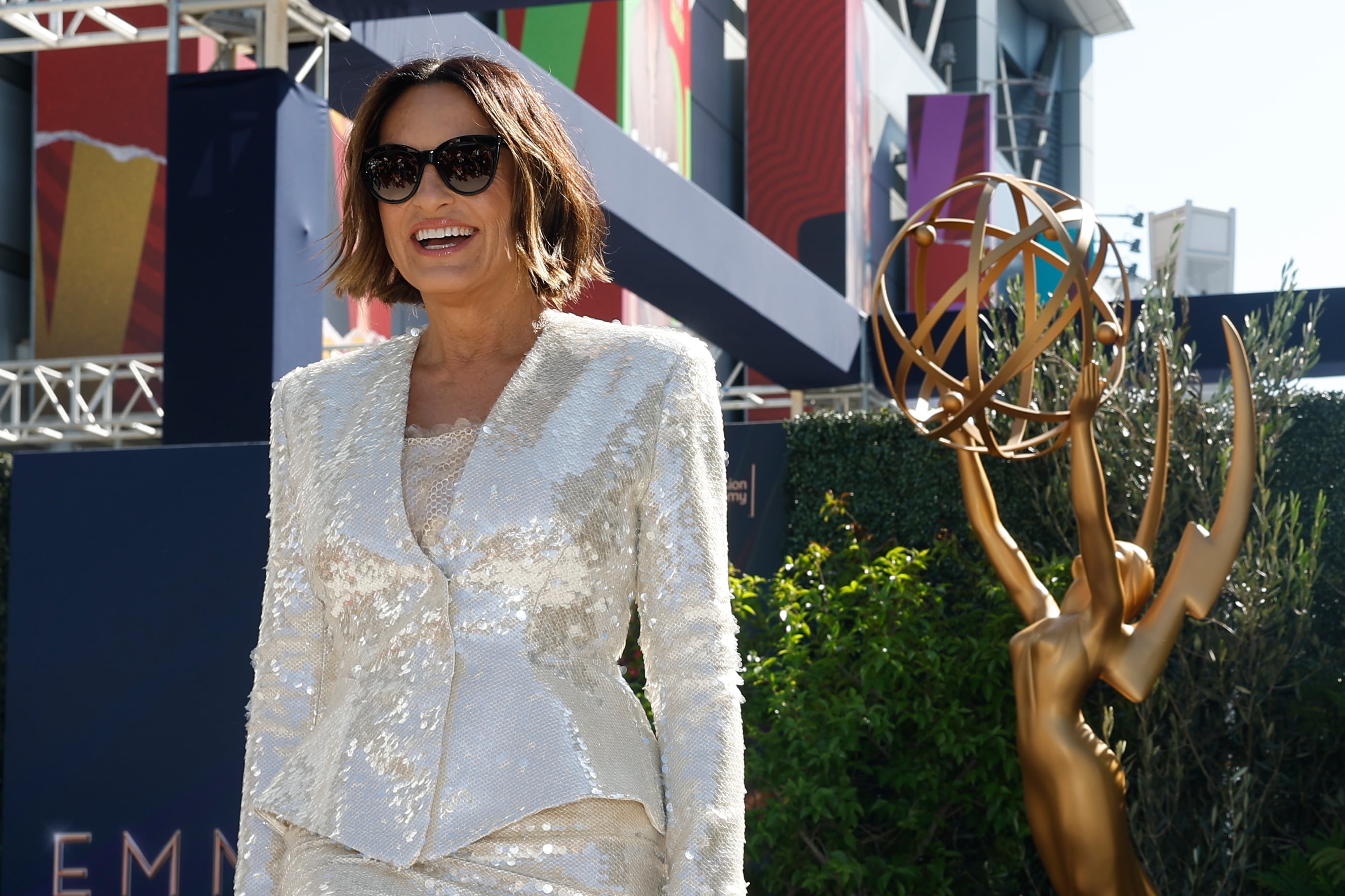 La presentadora Mariska Hargitay posa durante una presentación a la prensa de la 78.ª edición de los Premios Emmy, el jueves 10 de septiembre de 2026, en Los Ángeles. (Foto Caroline Brehman/Invision/AP)