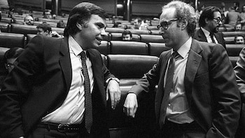 Miguel Boyer y Felipe González