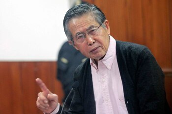 El expresidente peruano Alberto Fujimori,