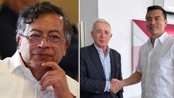 Petro lanzó acusación contra Uribe por foto con el presidente de Ecuador: “Amigo de quien destruye la economía”
