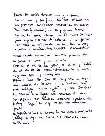 Otro fragmento de la carta