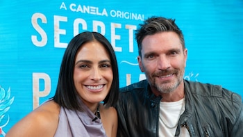 La pareja en entrevista con