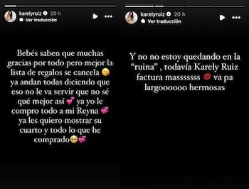 Karely Ruiz anuncia que cancelará
