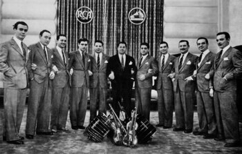 La orquesta de 1941-1942. Los