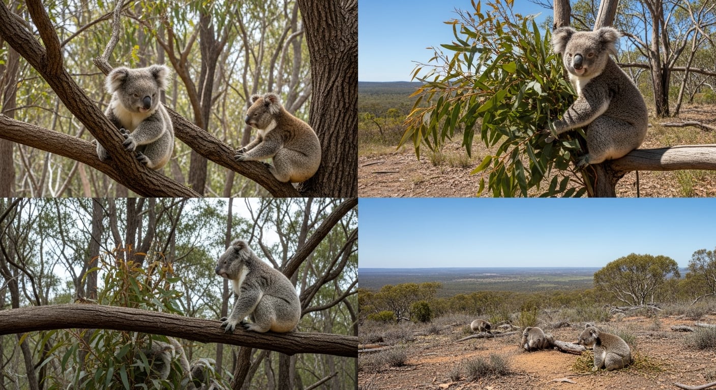 El cambio climático del Pleistoceno redujo la población de koalas y afectó también a otros marsupiales australianos (Imagen Ilustrativa Infobae)