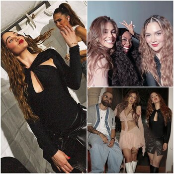 Lina Tejeiro acompañó a Greeicy